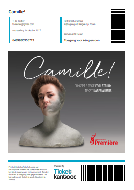 E-ticket voorbeeld